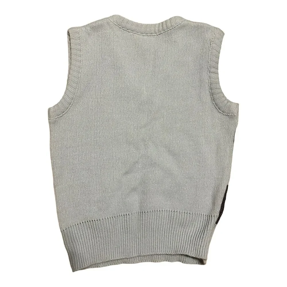 Vintage Disney Mickey Mouse Boys Blue Sweater‎ Vest Size Small 8